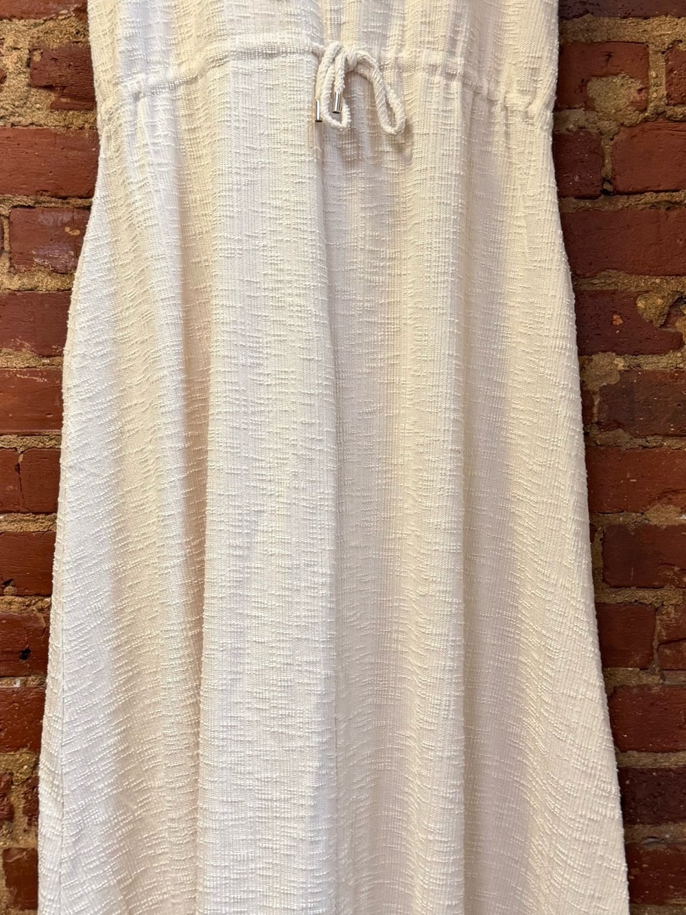 Chico's Cream Textured Knit Cardigan